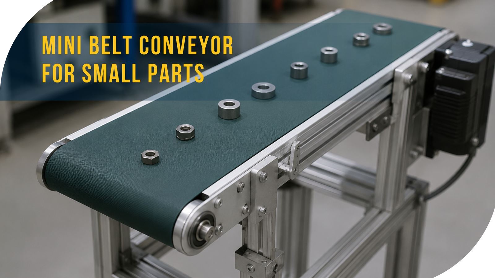Mini Belt Conveyor for Small Parts