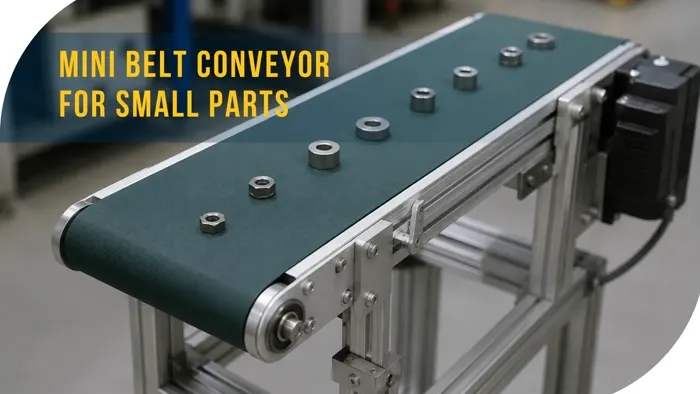 Mini Belt Conveyor for Small Parts