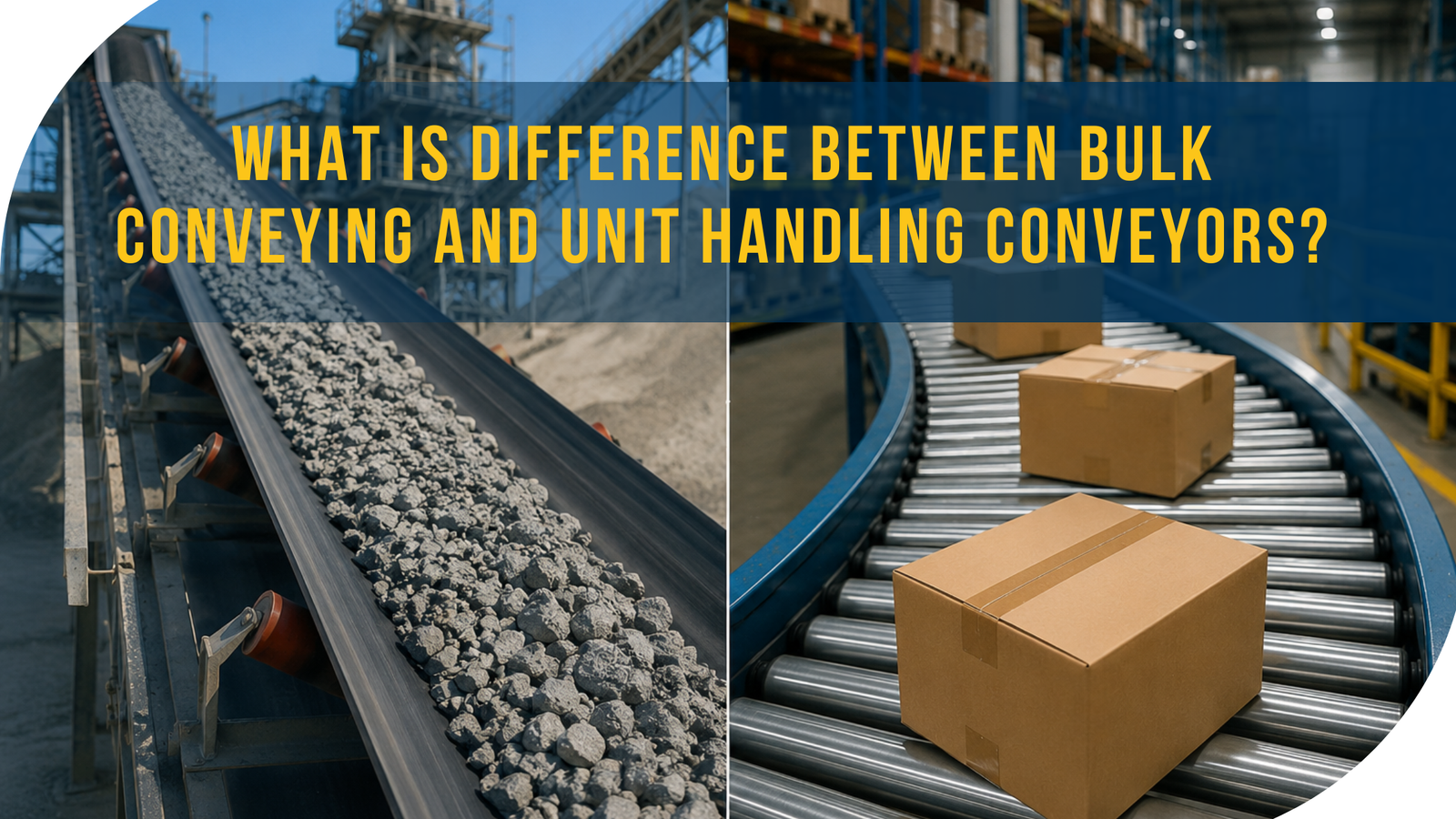 What is Difference Between Bulk Conveying and Unit Handling Conveyors?