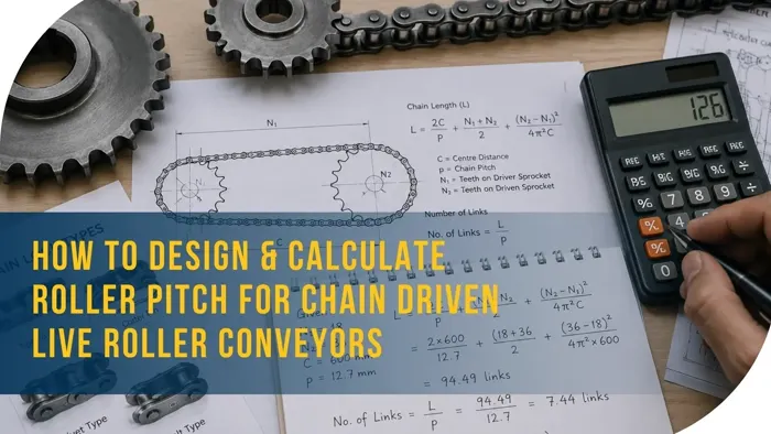 How to Design & Calculate Roller Pitch for Chain Driven Live Roller Conveyors
