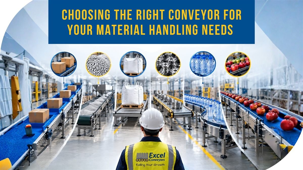 Belt conveyor vs roller conveyor for industrial material handling